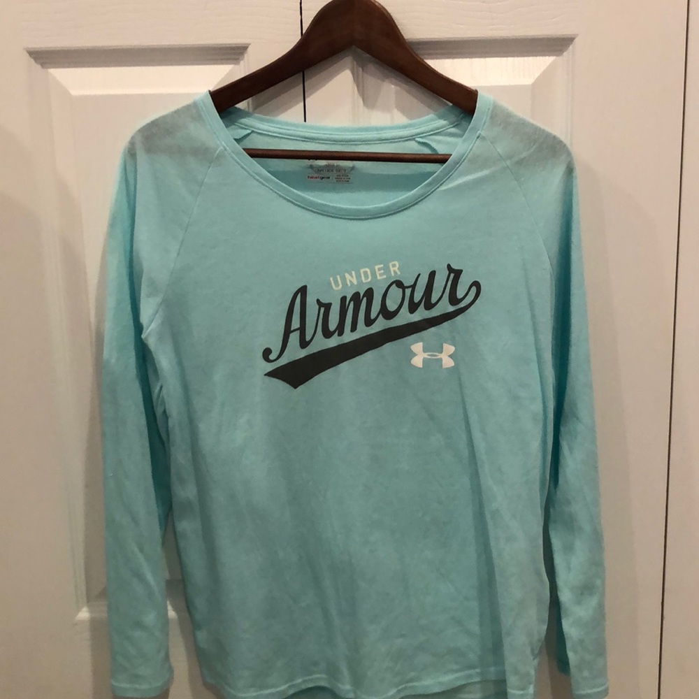 Light blue under armour long sleeve